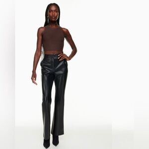 Babaton Sculpt Knit Racer Cropped Tank